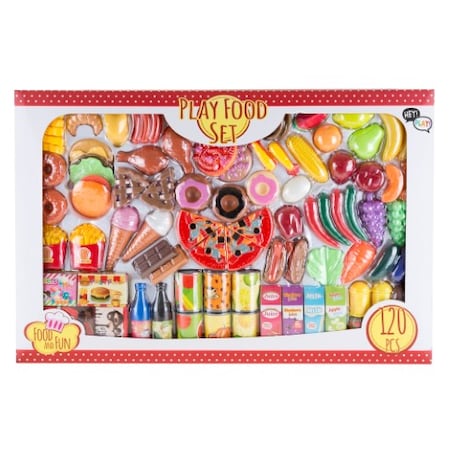 Toy Time Pretend Play Assorted Food Set - Fresh, Boxed and Canned Food by Toy Time 970190NER